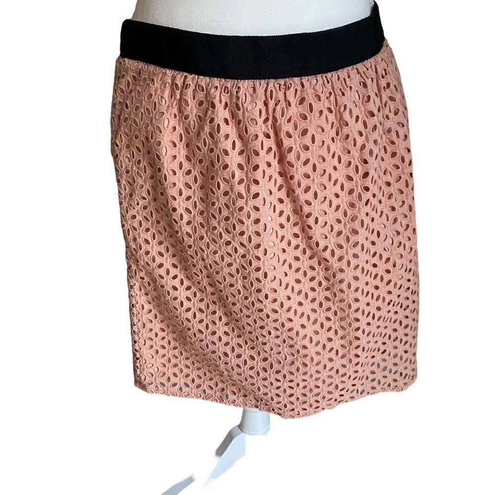 Loft Eyelet Mini Skirt Size 8 NWT - Picture 2 of 7